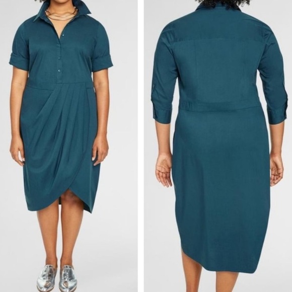 Universal Standard Danielle Brooks Shirt Dress NWT - Picture 2 of 9